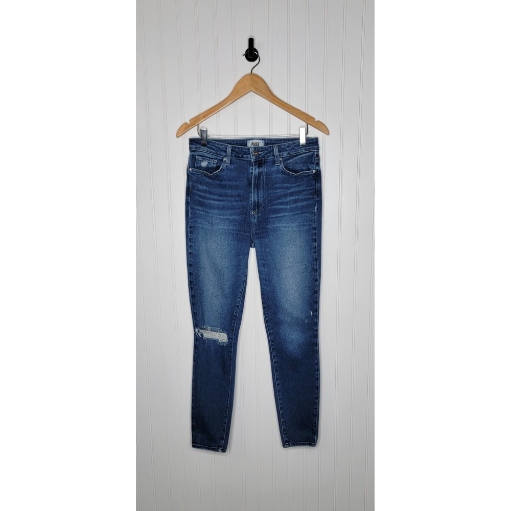 Paige Margot High Rise Ankle Skinny‎ Jeans Women's Size 30 Medium Wash